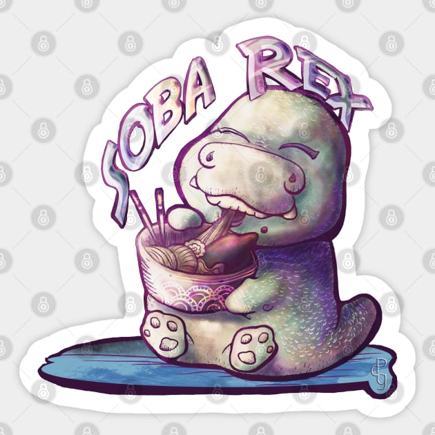 Soba Rex Sticker by Sutilmente